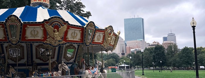 Boston Common Carousel is one of Boston day trip with kids.