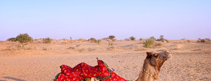 Sam Sand Dunes is one of Jaisalmer.
