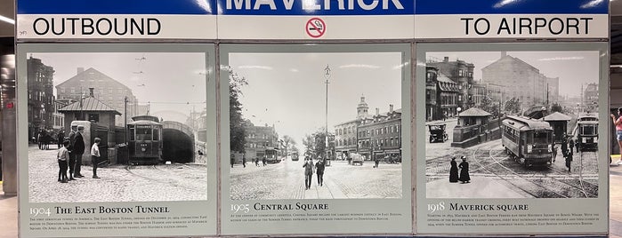 MBTA Maverick Station is one of MBTA Subway Stations.