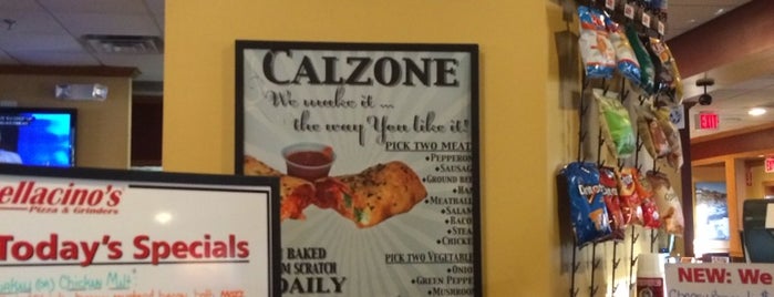 Bellacino's Pizza & Grinders is one of Close by and cheap.