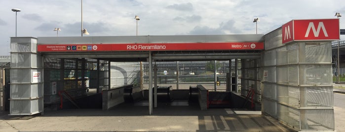 Metro Rho FieraMilano (M1) is one of Fiera Milano.