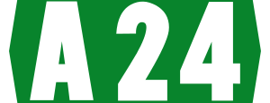 Raccordo A1 - A24 / (MI-NA) - (RM-TE) is one of Strada dei Parchi.