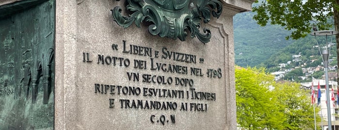 Monumento all'Indipendenza del Ticino is one of Lugano 🇨🇭.