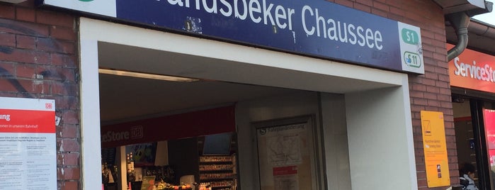 S+U Wandsbeker Chaussee is one of Bahnhöfe.