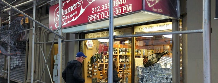 Schumer's Wine & Liquors is one of NYC.