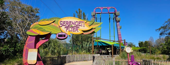 Serengeti Flyer is one of สถานที่ที่ Lizzie ถูกใจ.