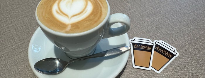 Allpress Espresso is one of Specialty Coffee Guide Tokyo.