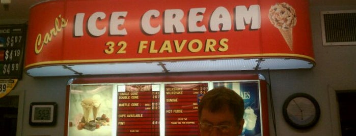 Carl's Ice Cream is one of สถานที่ที่ Lizzie ถูกใจ.
