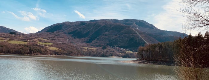 Lago di Suviana is one of Pines & Water.