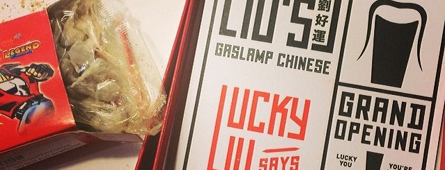 Lucky Liu's is one of San Diego.