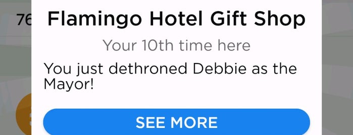Flamingo Hotel Gift Shop is one of Tempat yang Disukai Bruce.