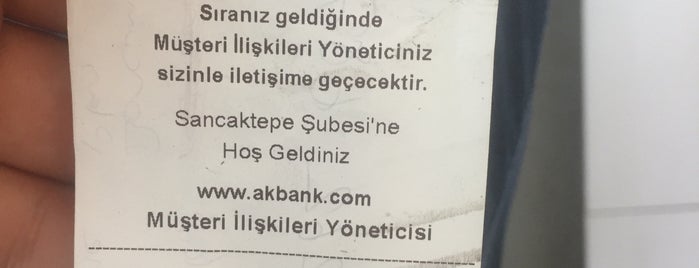 Akbank Sancaktepe is one of Orte, die Mete gefallen.