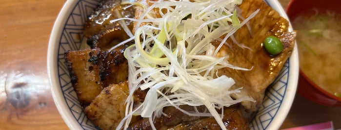 元祖 豚丼屋 is one of うどん店（愛媛）.