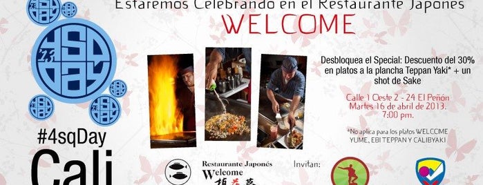 Restaurante Welcome is one of Foursquare Day 2013.