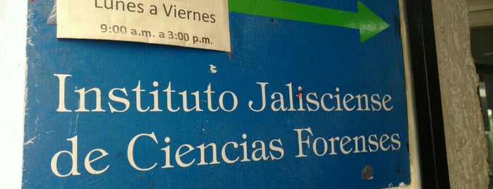 Instituto Jalisciense De Ciencias Forenses is one of Carlos 님이 좋아한 장소.