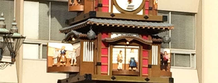 Botchan Karakuri Clock is one of 2014, Fall, Shikoku, Hiroshima, Okayama, Japan.