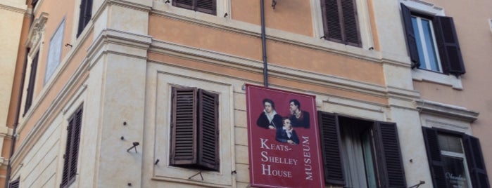 Keats-Shelley Memorial House is one of Rome.