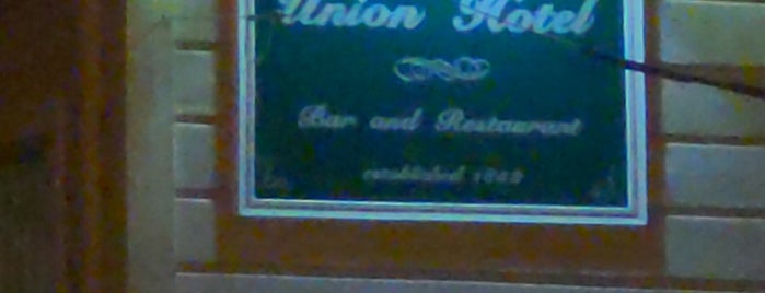 Union Hotel Restaurant & Bar is one of Ghost Adventures Locations.