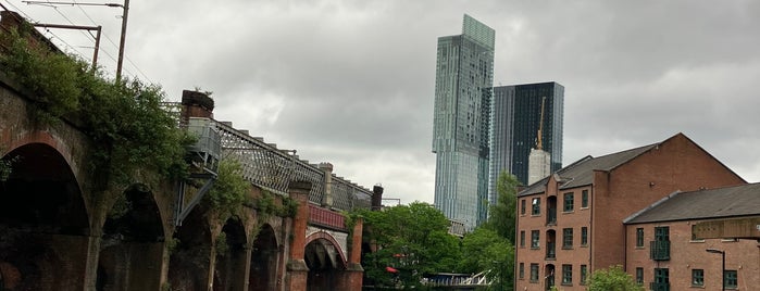 Castlefield Basin is one of Manchester.