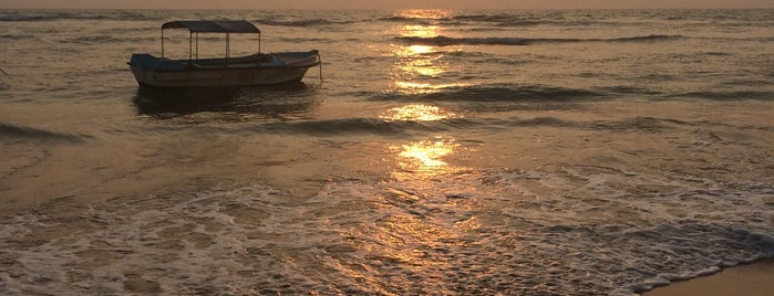 Hikkaduwa Beach is one of Sri Lanka.