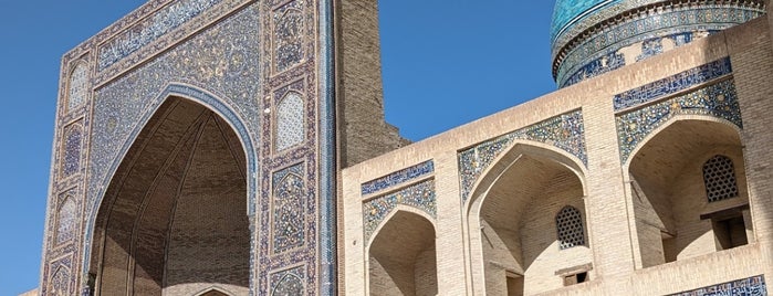 Mir Arab madrasasi is one of Узбекистан: Samarkand, Bukhara, Khiva.