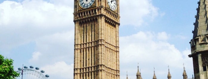 Elizabeth Tower (Big Ben) is one of London Eats.