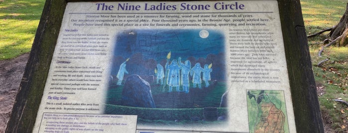 Nine Ladies Stone Circle is one of Historic Sites of the UK.