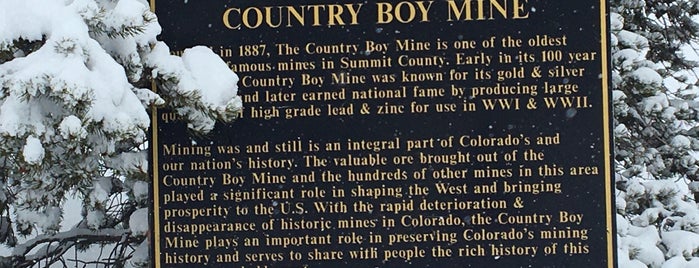 Country Boy Mine is one of สถานที่ที่บันทึกไว้ของ Matthew.