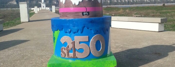 Our Lady of the Rivers Shrine is one of #STL250 Cakes (Outer Ring).
