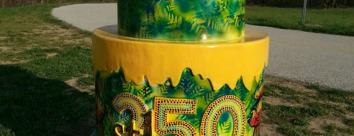 Katy Trail at Centennial Greenway is one of #STL250 Cakes (Outer Ring).