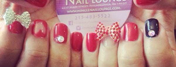 Mingle Nail Lounge is one of Lugares favoritos de Maddie.