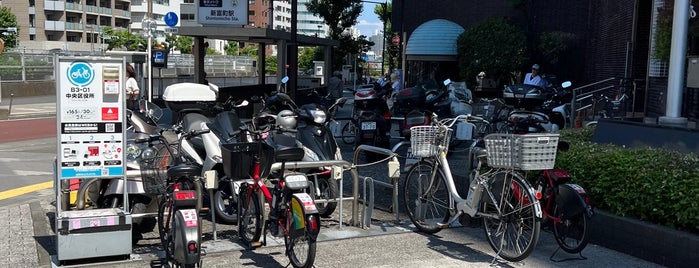 B3-01 Chuo City Office - Tokyo Chuo City Bike Share is one of 🚲  中央区コミュニティサイクル.