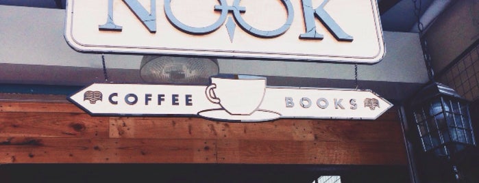 The Nook Café is one of Books and Cafes.