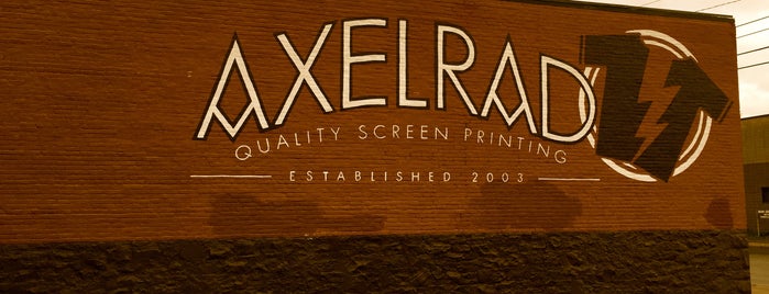 AxelRad Screen Printing is one of Places I Like.