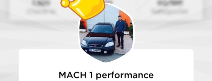 MACH 1 performance is one of Lugares favoritos de Adem.