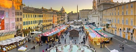 Piazza Navona is one of 10 must-sees in Rome!.