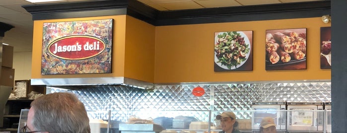 Jason's Deli is one of food spots to check out.