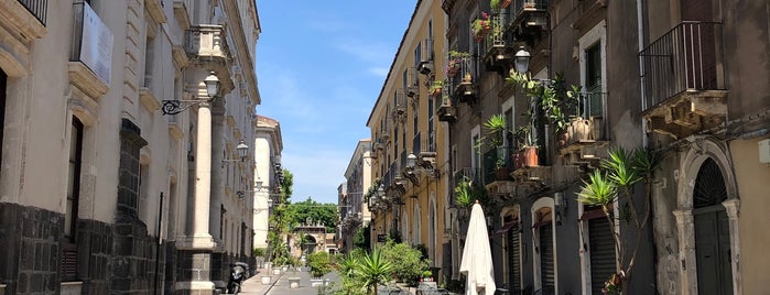 Via Crociferi is one of catania.