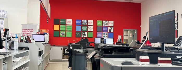 Office Depot is one of places.