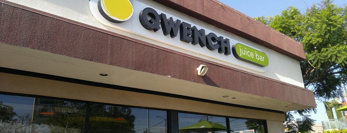 Qwench Juice Bar is one of Tempat yang Disukai Mike.