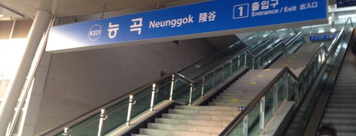 Neunggok Stn. is one of 경의선 (Gyeongui Line).
