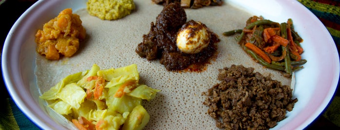 Walia Ethiopian Restaurant is one of Lugares favoritos de Mia.
