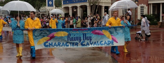 Rainy Day Character Cavalcade is one of Closed Disney Venues.