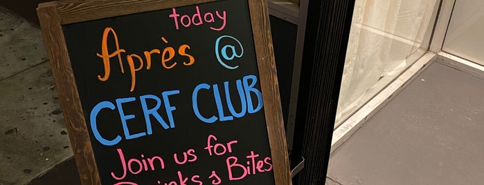 Cerf Club is one of New places!.