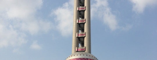 Oriental Pearl Tower Revolving Restaurant is one of Mustafa : понравившиеся места.