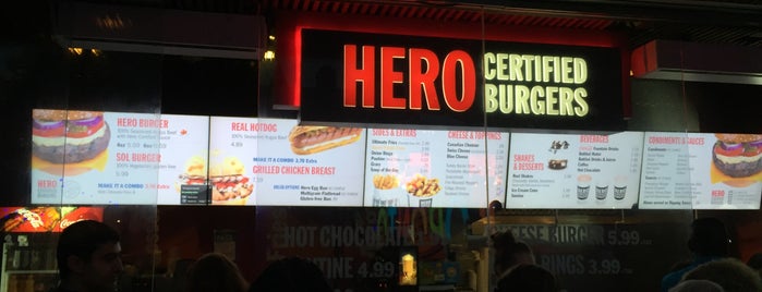 Hero Certified Burgers is one of Lieux qui ont plu à K.