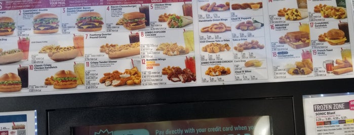 SONIC Drive In is one of Get n my Belly!.