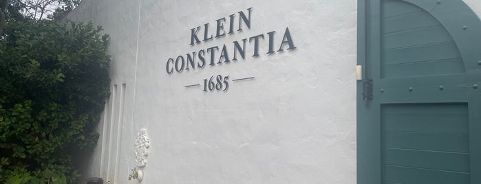 Klein Constantia is one of Vineyards.