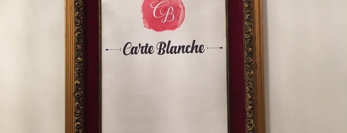 Carte Blanche is one of Spiridoula : понравившиеся места.