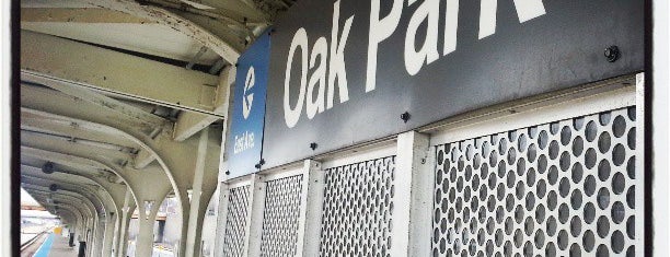 CTA - Oak Park is one of CTA Blue Line.